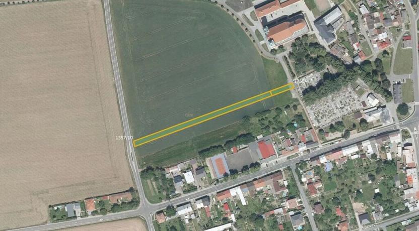 Prodej pole, Dub nad Moravou, 6158 m2
