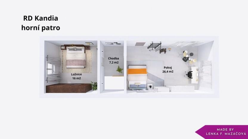 Prodej rodinného domu, Laškov - Kandia, 90 m2