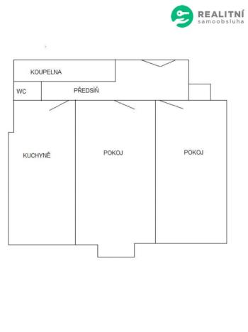 Pronájem bytu 2+1, Praha - Libeň, Pod Kotlaskou, 77 m2