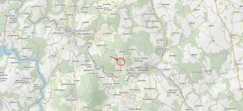 Prodej podílu pozemku, Světlá nad Sázavou, 1259 m2