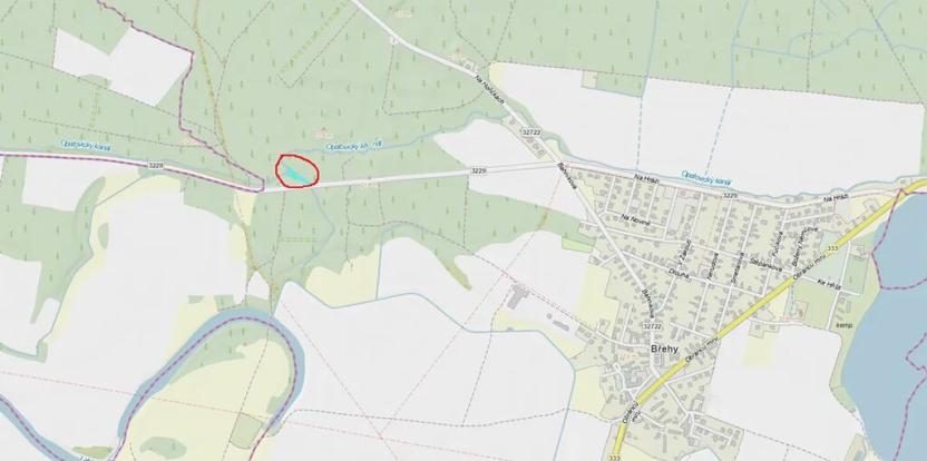 Prodej podílu lesa, Břehy, 5148 m2