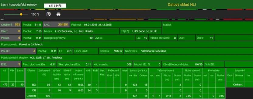 Prodej lesa, Vlastiboř, 3495 m2