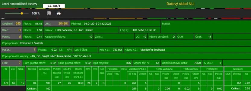Prodej lesa, Vlastiboř, 3495 m2