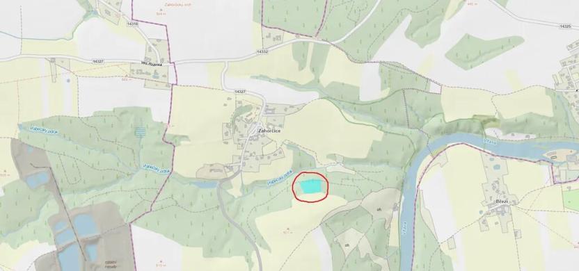 Prodej pozemku, Boršov nad Vltavou, 7673 m2