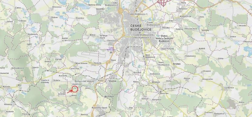 Prodej pozemku, Boršov nad Vltavou, 7673 m2