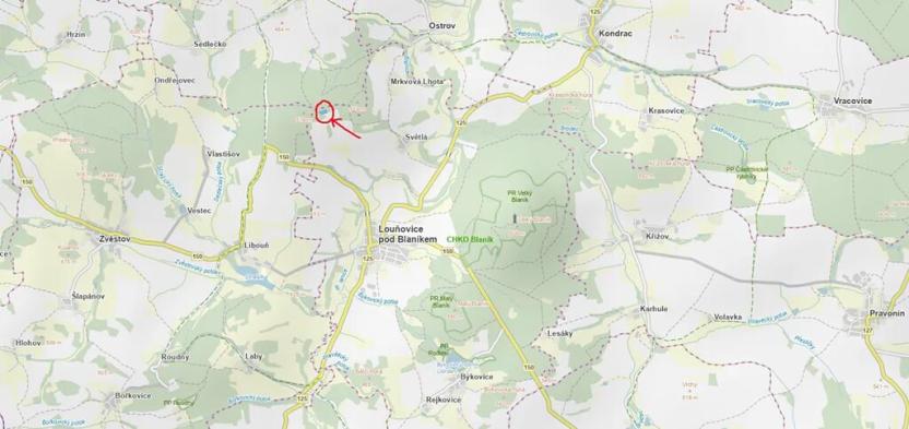 Prodej lesa, Louňovice pod Blaníkem, 4560 m2