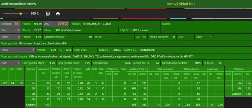 Prodej lesa, Bednáreček, 19864 m2