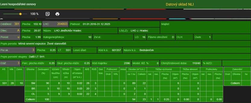 Prodej lesa, Bednáreček, 19864 m2