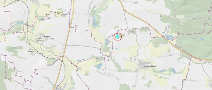 Prodej lesa, Králova Lhota, 11095 m2