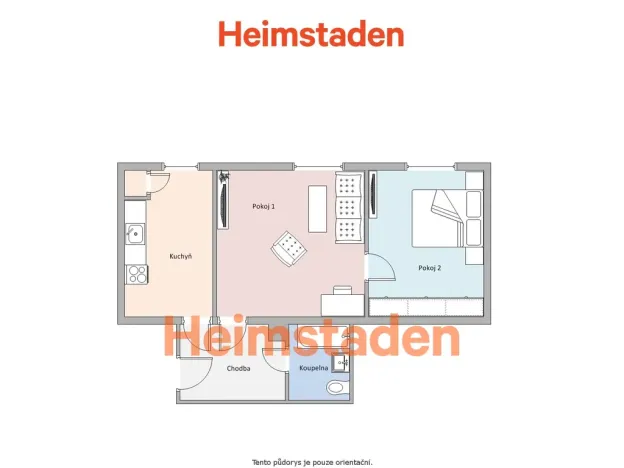 Pronájem bytu 2+1, Havířov - Město, Československé armády, 58 m2