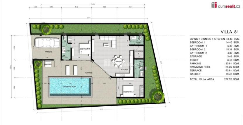 Prodej rodinného domu, koh samui, Thajsko, 98 m2