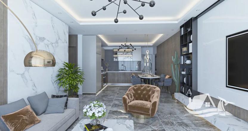 Prodej bytu 2+1, Trikomo, Kypr, 87 m2