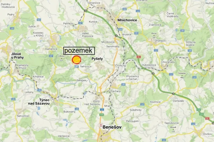 Prodej pozemku pro bydlení, Řehenice, 812 m2