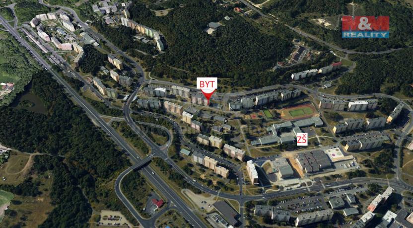 Prodej bytu 2+1, Chomutov, Zahradní, 51 m2