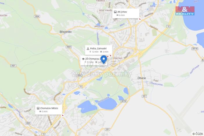 Prodej bytu 2+1, Chomutov, Zahradní, 51 m2