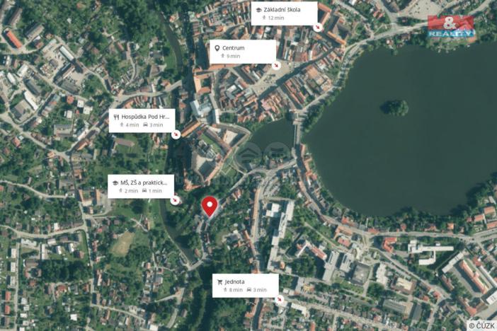 Prodej činžovního domu, Jindřichův Hradec - Jindřichův Hradec III, Mlýnská, 293 m2