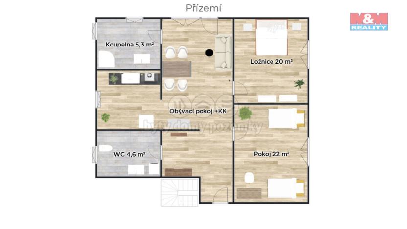 Prodej rodinného domu, Praha - Kyje, Osická, 230 m2