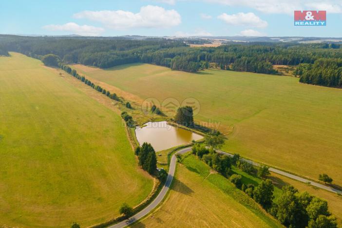 Prodej rybníku, Olbramov - Zádub, 6672 m2