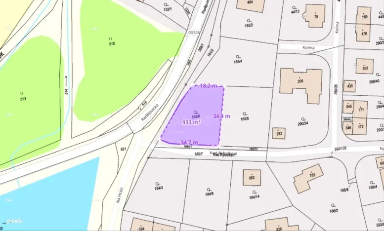 Prodej pozemku pro bydlení, Herink, 933 m2