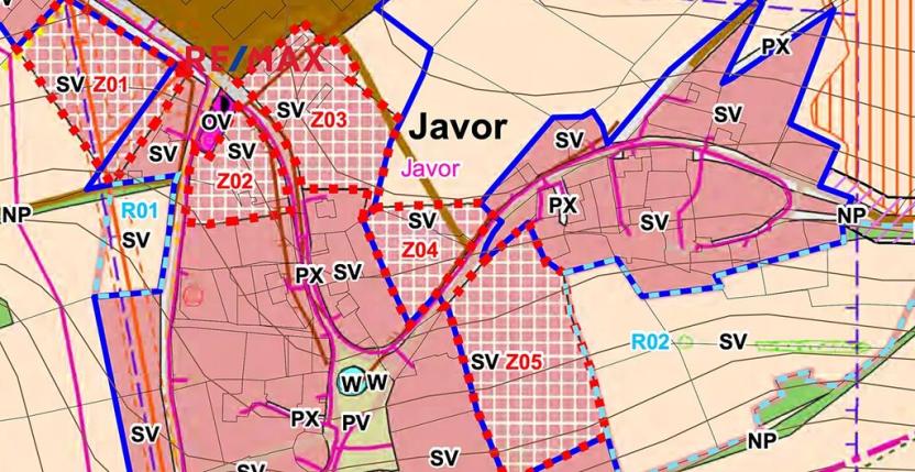 Prodej pozemku pro bydlení, Javor, 2635 m2