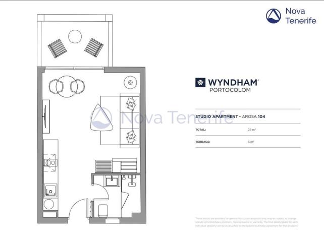 Prodej bytu 1+kk, Portocolom, Mallorca, Španělsko, 25 m2