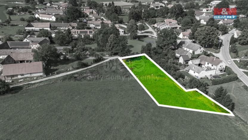 Prodej pozemku pro bydlení, Borovany - Vrcov, 1653 m2