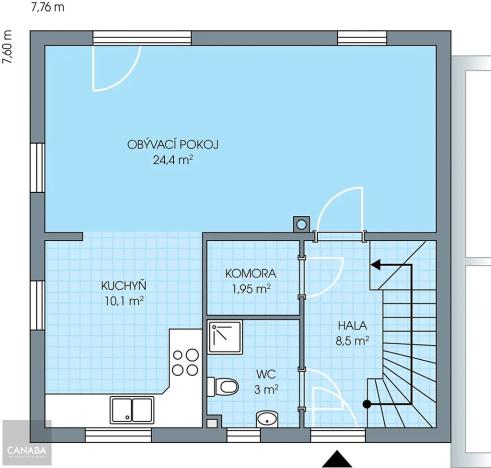Prodej rodinného domu, Jaroměř, 96 m2