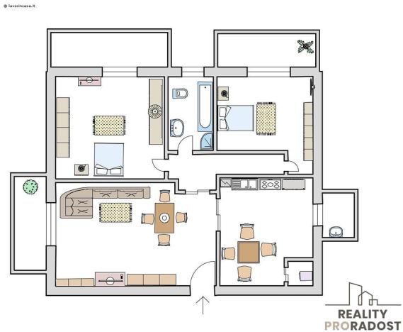 Prodej bytu 3+1, Silvi,Itálie, 87 m2