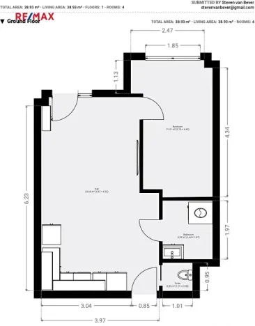 Prodej bytu 2+kk, Praha - Chodov, Ke Kateřinkám, 39 m2