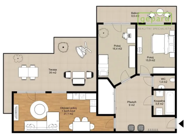 Prodej bytu 3+kk, Praha, Wiesenthalova, 80 m2