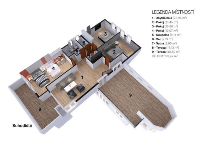 Prodej rodinného domu, Brno - Útěchov, Rozcestí, 365 m2