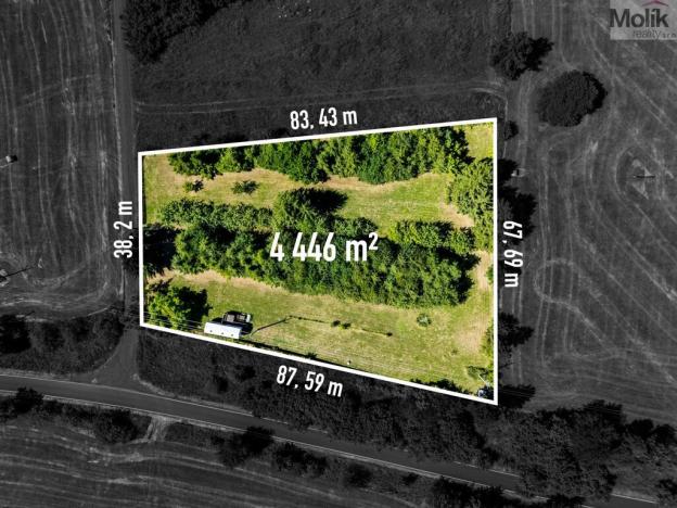 Prodej zahrady, Lukov, 4446 m2