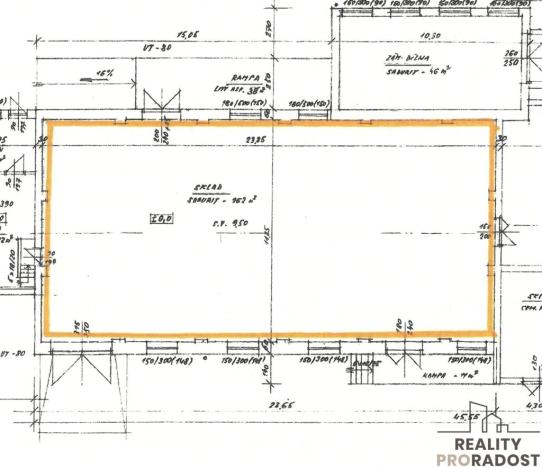 Pronájem skladu, Blansko, 273 m2