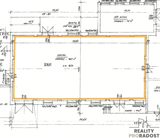 Pronájem skladu, Blansko, 273 m2