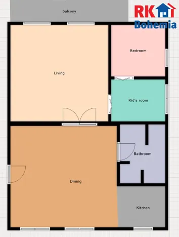 Pronájem bytu 3+kk, Praha - Dejvice, Evropská, 77 m2