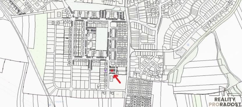 Prodej garážového stání, Chýně, Uherova, 13 m2