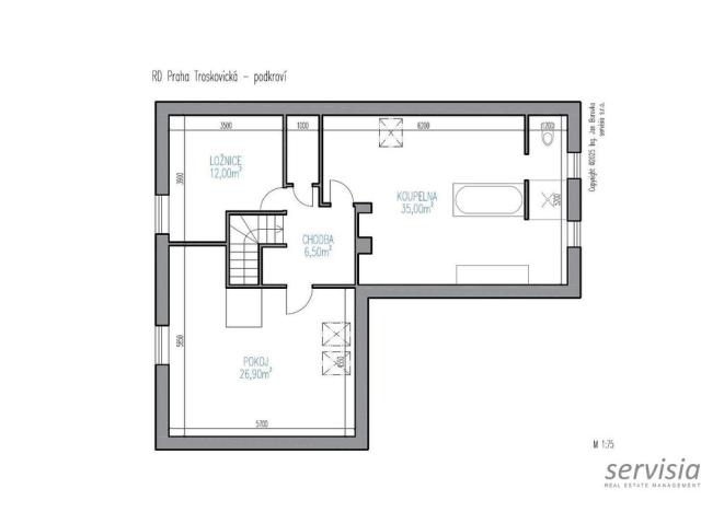 Prodej rodinného domu, Praha - Kbely, Troskovická, 120 m2