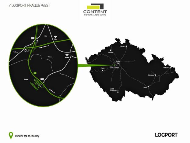 Pronájem výrobních prostor, Jinočany, Hlavní, 1250 m2