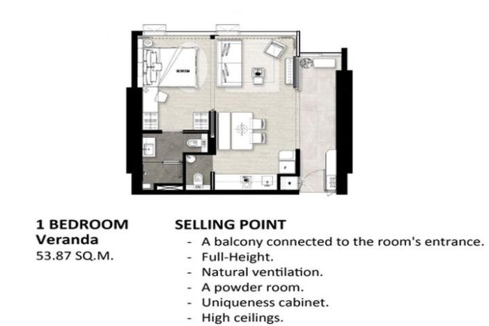 Prodej apartmánu, Pattaya, 56 m2