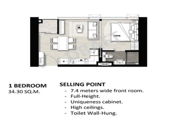 Prodej apartmánu, Pattaya, 56 m2