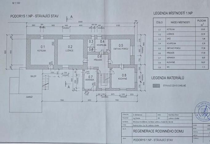 Prodej rodinného domu, Leština u Světlé, 236 m2