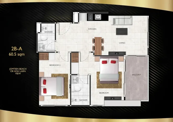 Prodej apartmánu, Pattaya, 29 m2