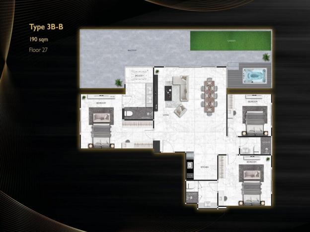 Prodej apartmánu, Pattaya, Thajsko, 28 m2