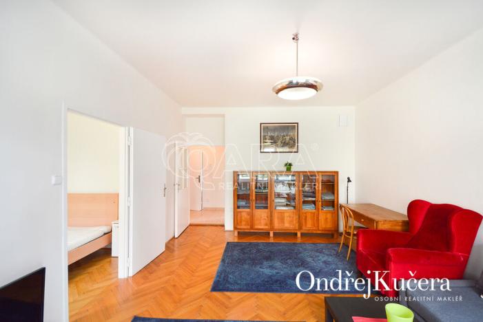 Pronájem bytu 2+1, Praha - Nusle, Nad Nuslemi, 60 m2