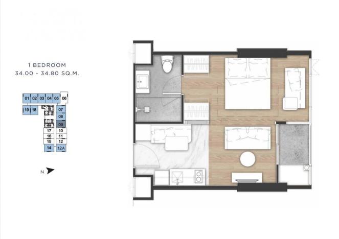 Prodej apartmánu, Pattaya, 26 m2
