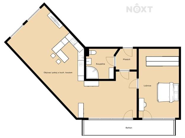 Prodej bytu 2+kk, České Budějovice, Rudolfovská tř., 108 m2