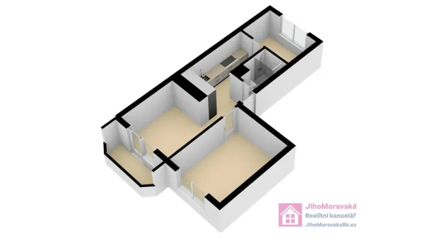 Prodej bytu 3+kk, Hodonín, I. Olbrachta, 68 m2