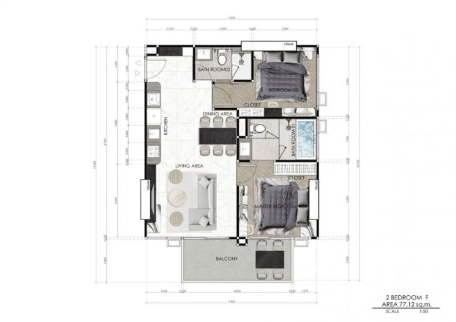 Prodej apartmánu, Pattaya, 31 m2