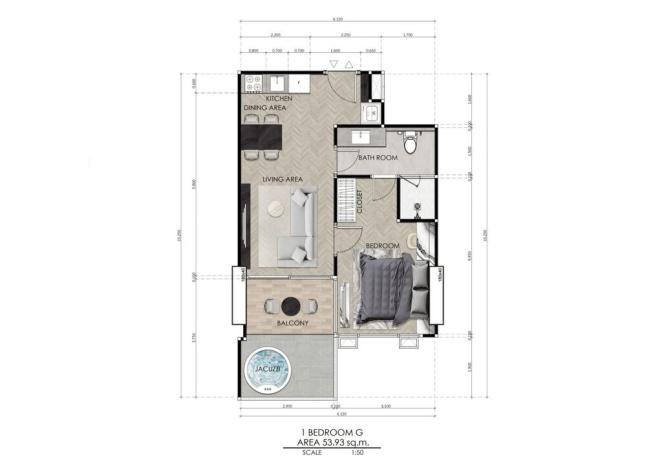 Prodej apartmánu, Pattaya, 31 m2