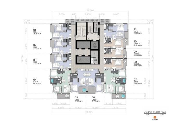 Prodej apartmánu, Pattaya, 31 m2